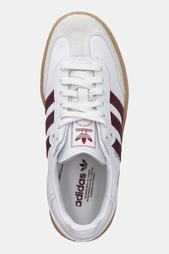 Кожаные кроссовки Sambae Adidas Originals, белый — фото 4