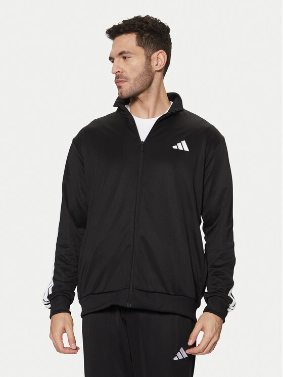 Спортивный костюм обычный крой Sportswear Basic 3-Stripes JC5375 Adidas, черный — фото 3