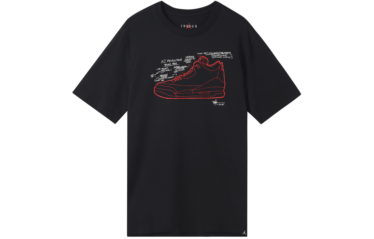 

Мужская футболка Jordan, цвет Black