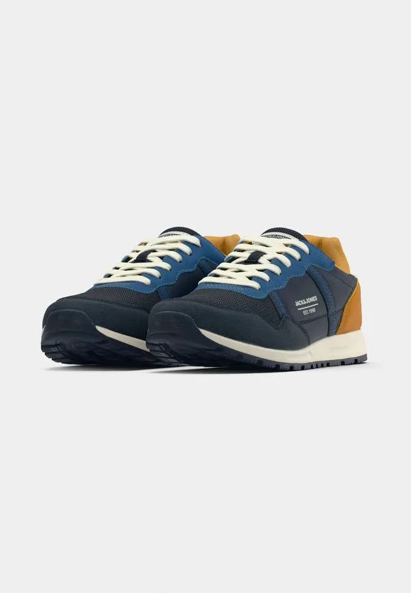 Кроссовки jfwharrow Jack & Jones, Navy/Cadnium Yellow — фото 3