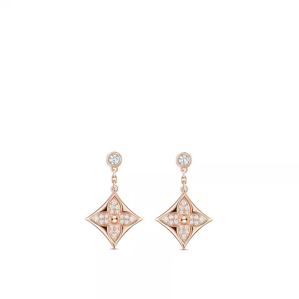 

Серьги-гвоздики Color Blossom BB Star, розовое золото и бриллианты Louis Vuitton, розовый