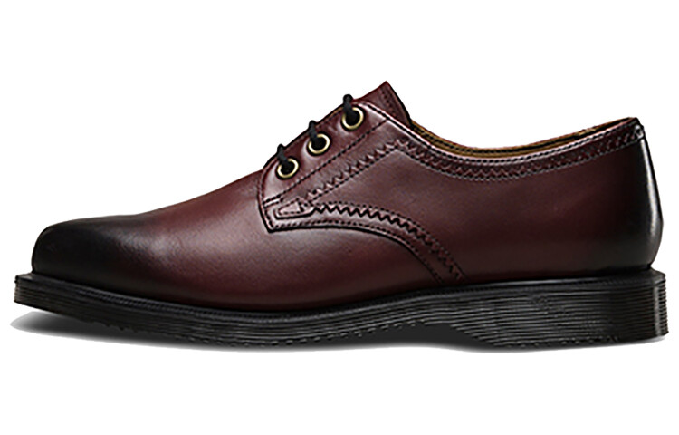 

Мужские повседневные унисекс с низким верхом вишнево-красного цвета Dr.Martens
