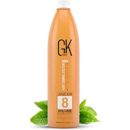 

Gk Hair Global Keratin Professional Hair Creme 8 Volume Developer 1000 мл для окрашивания волос Bleach - высокоэффективный длительный полуперманентный цвет волос Toner Dye 1 л
