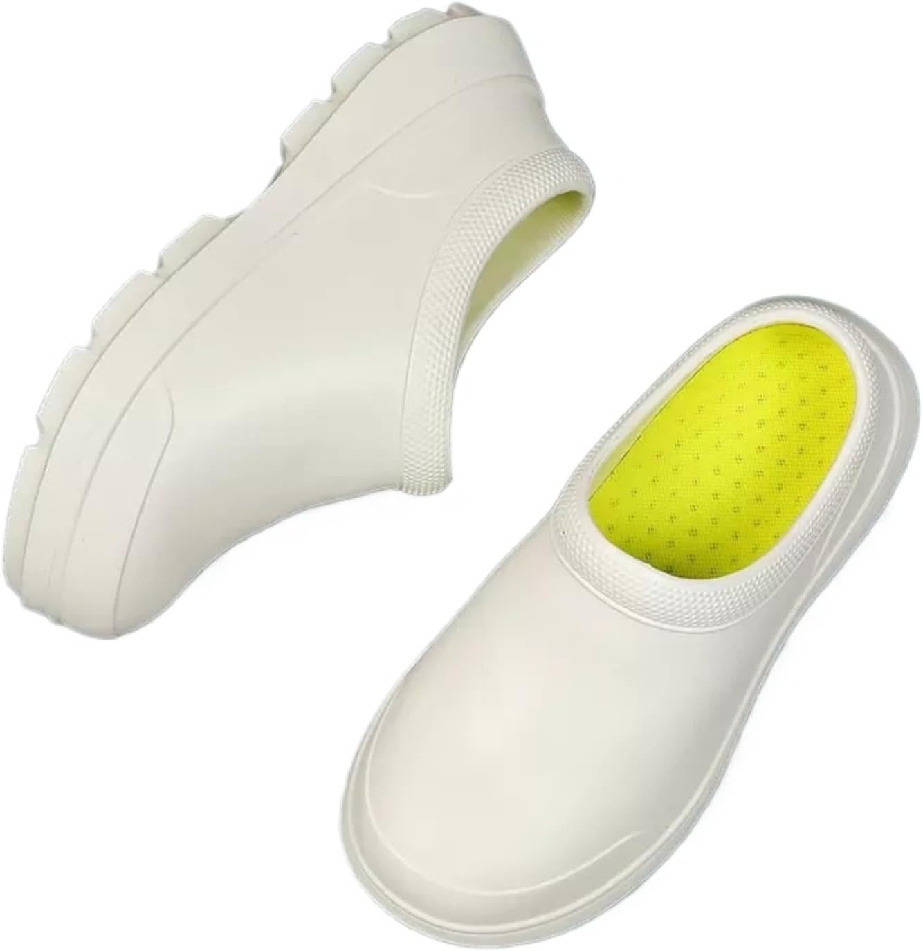 

Мужские туфли без шнурков с платформенной подошвой, кухонные туфли для шеф-повара, противоскользящая удобная обувь, черные повседневные лоферы Azttoztto