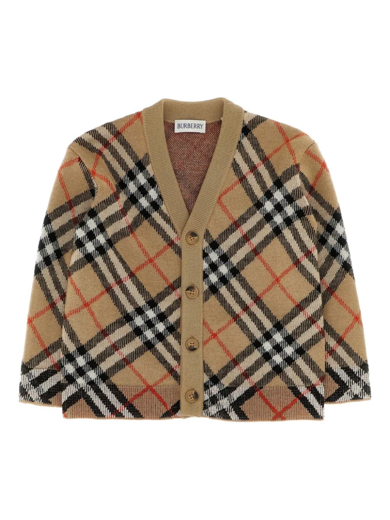 

Кардиган Burberry Kids Graham, нейтральный