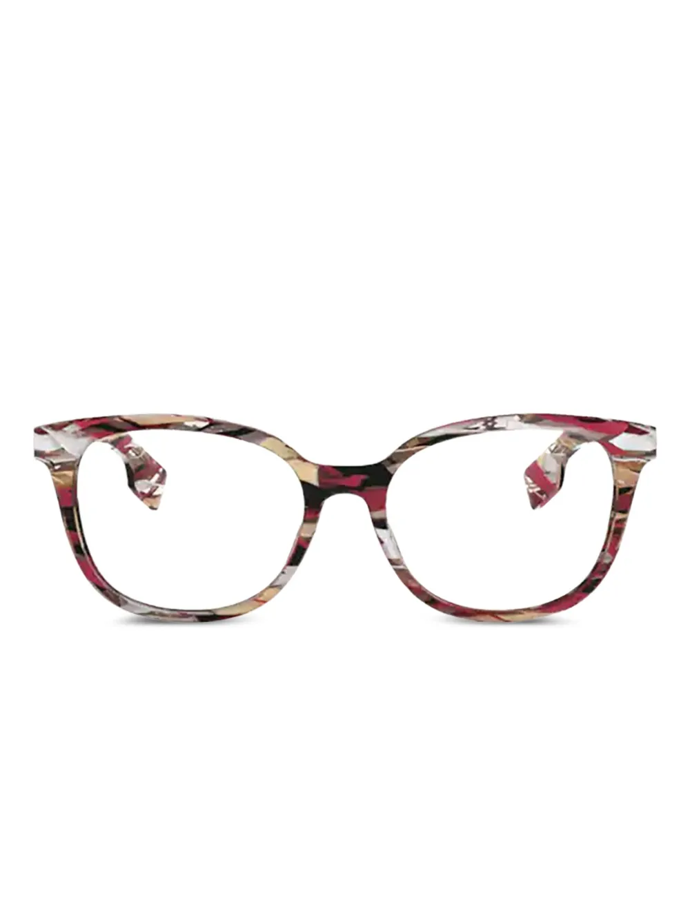 

Очки в прямоугольной оправе Burberry, коричневый