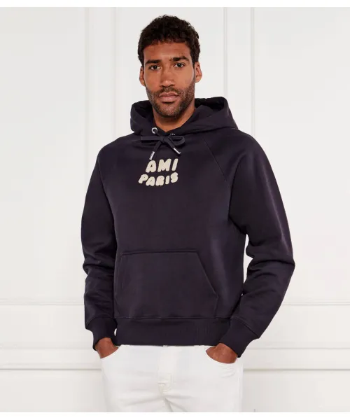 

Толстовка Loose fit Ami Paris, синий