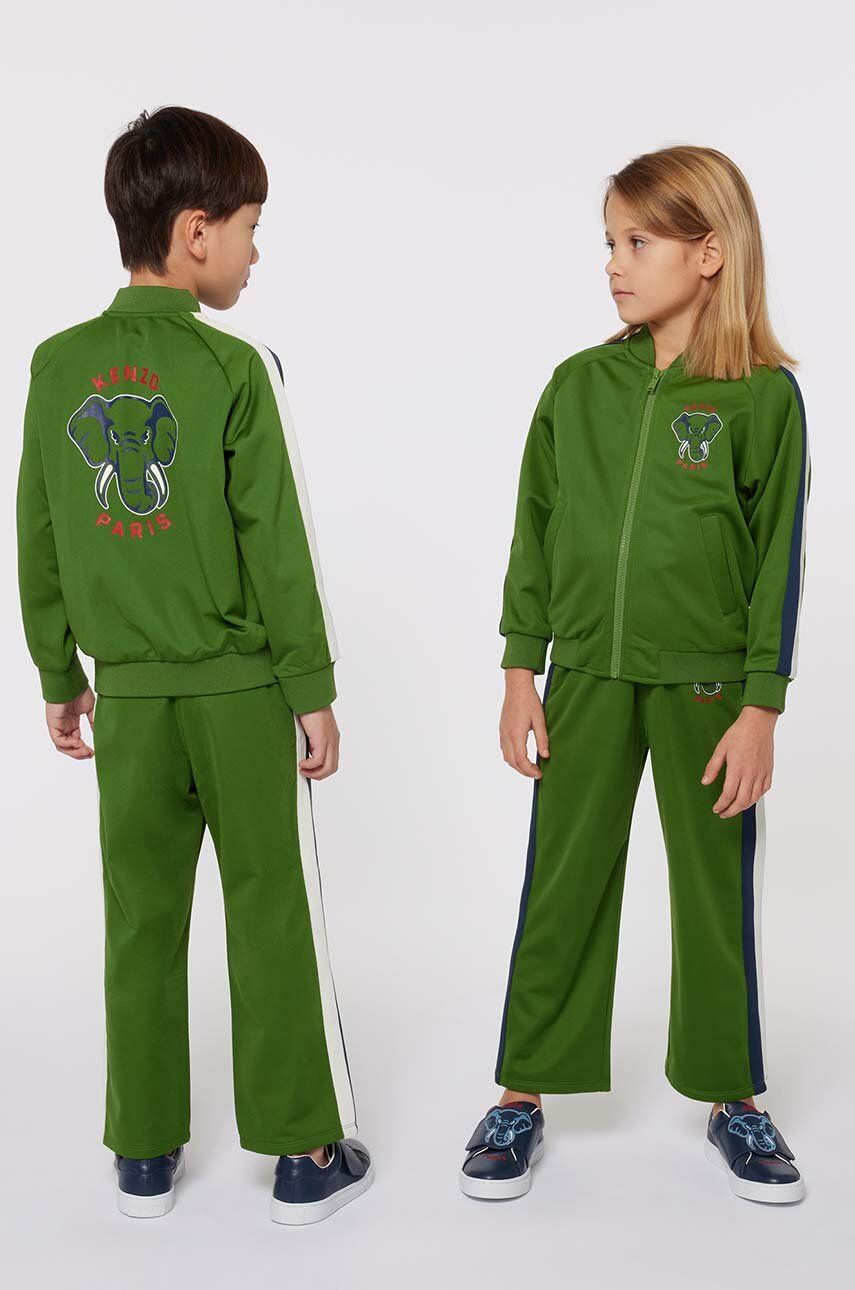 

Толстовка Kenzo Kids для детей, зеленый