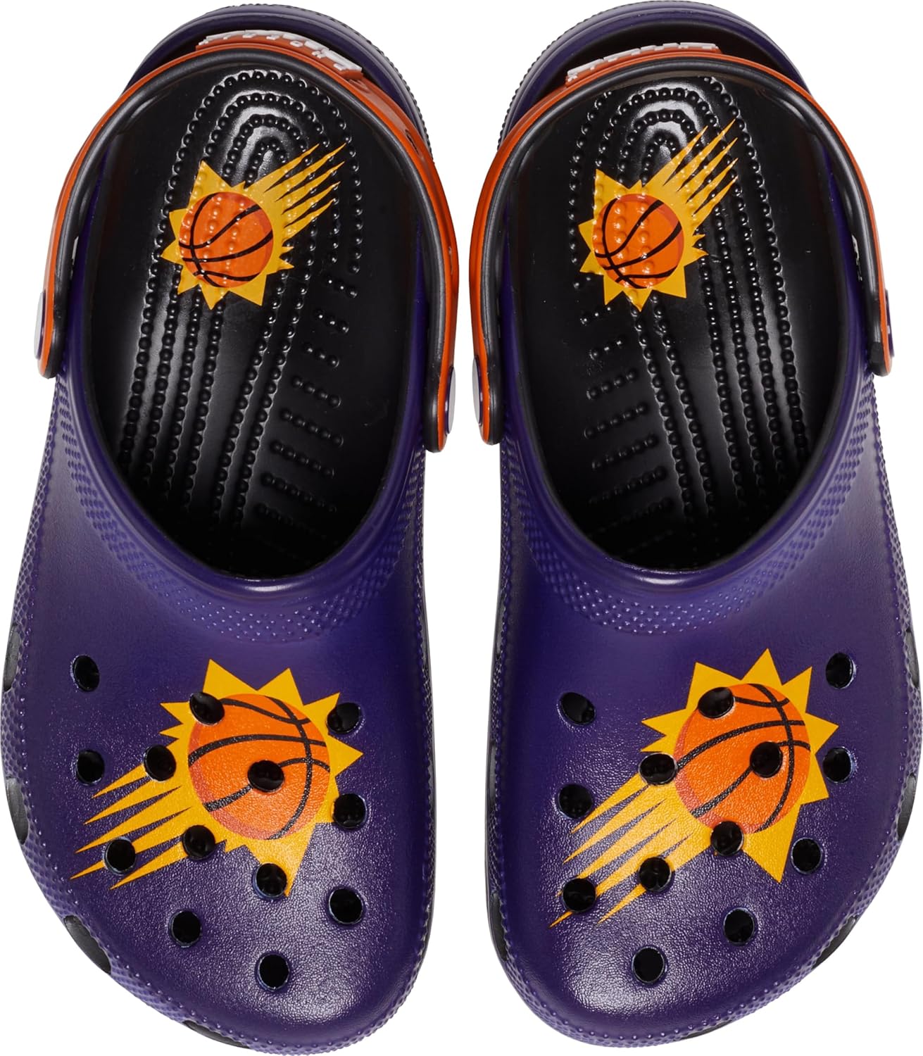 Кроксы унисекс для взрослых Classic Collegiate, подарки Clemson, Clemson Tigers, подарки для футбола Crocs, Phoenix Suns — фото 4