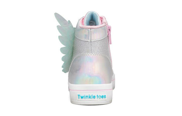 Кроссовки twi-lites 2.0 'silver pink' Skechers, серебряный — фото 4