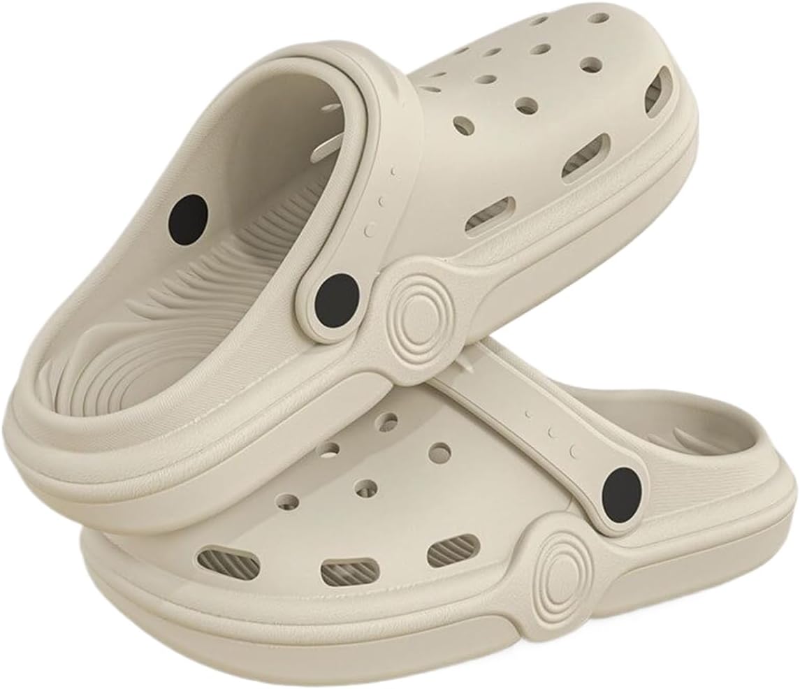 

Женские и мужские сабо для улицы с легким надеванием, домашние тапочки, противоскользящие, с защитой от запаха, для сада и пляжа Dannling, хаки