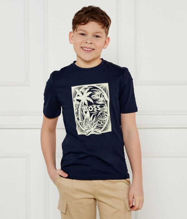 

Футболки Regular fit Boss Kidswear, синий