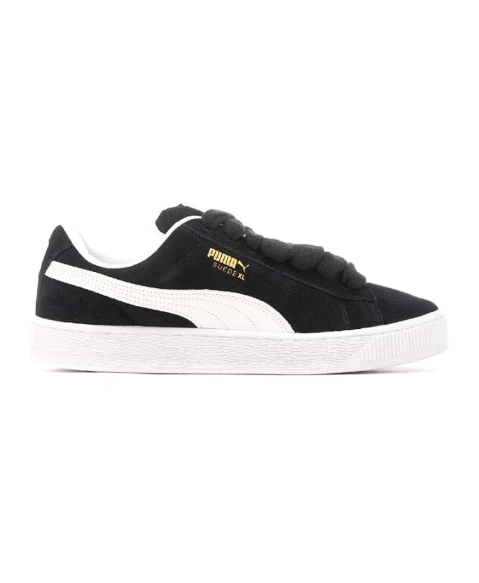 

Замшевые кроссовки с кожаными элементами Puma, черный