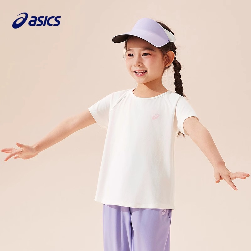 ASICS Футболка для спортивных занятий 0000 white для детей 3-7 лет — фото 3