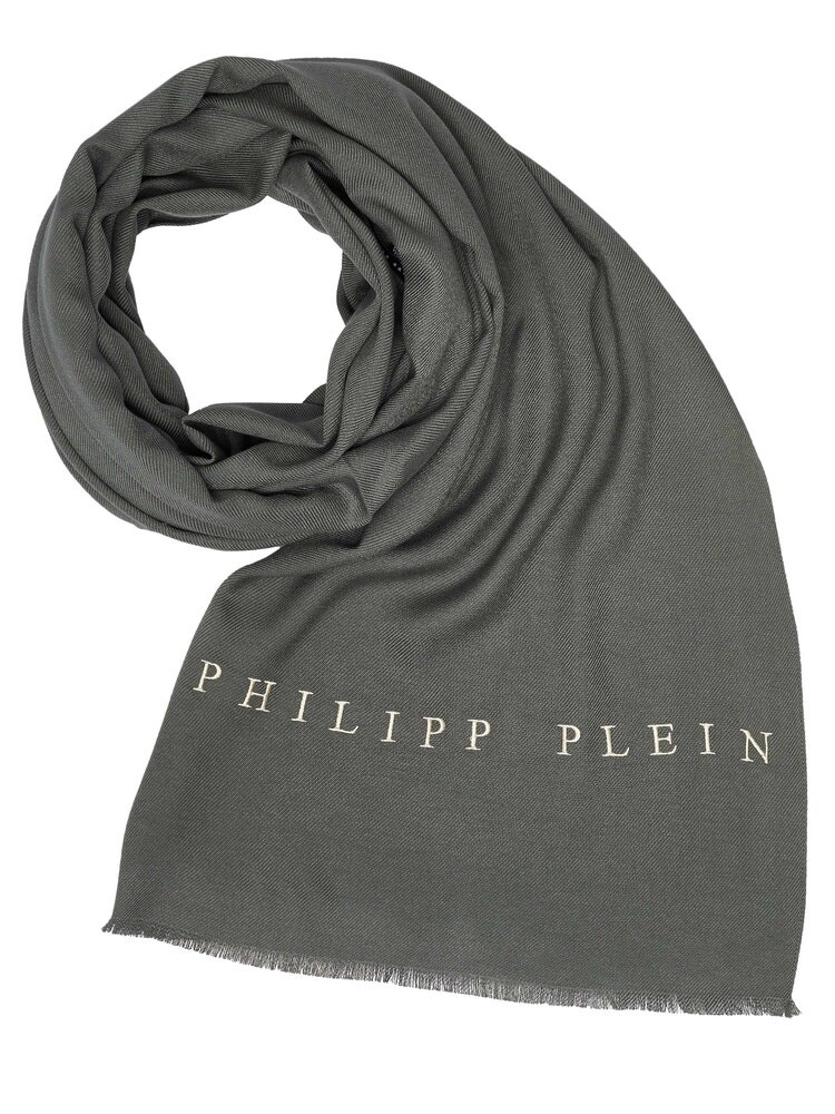 

Шарф Philipp Plein, серый