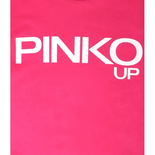 Укороченная футболка из джерси Pinko Up, розовый — фото 3