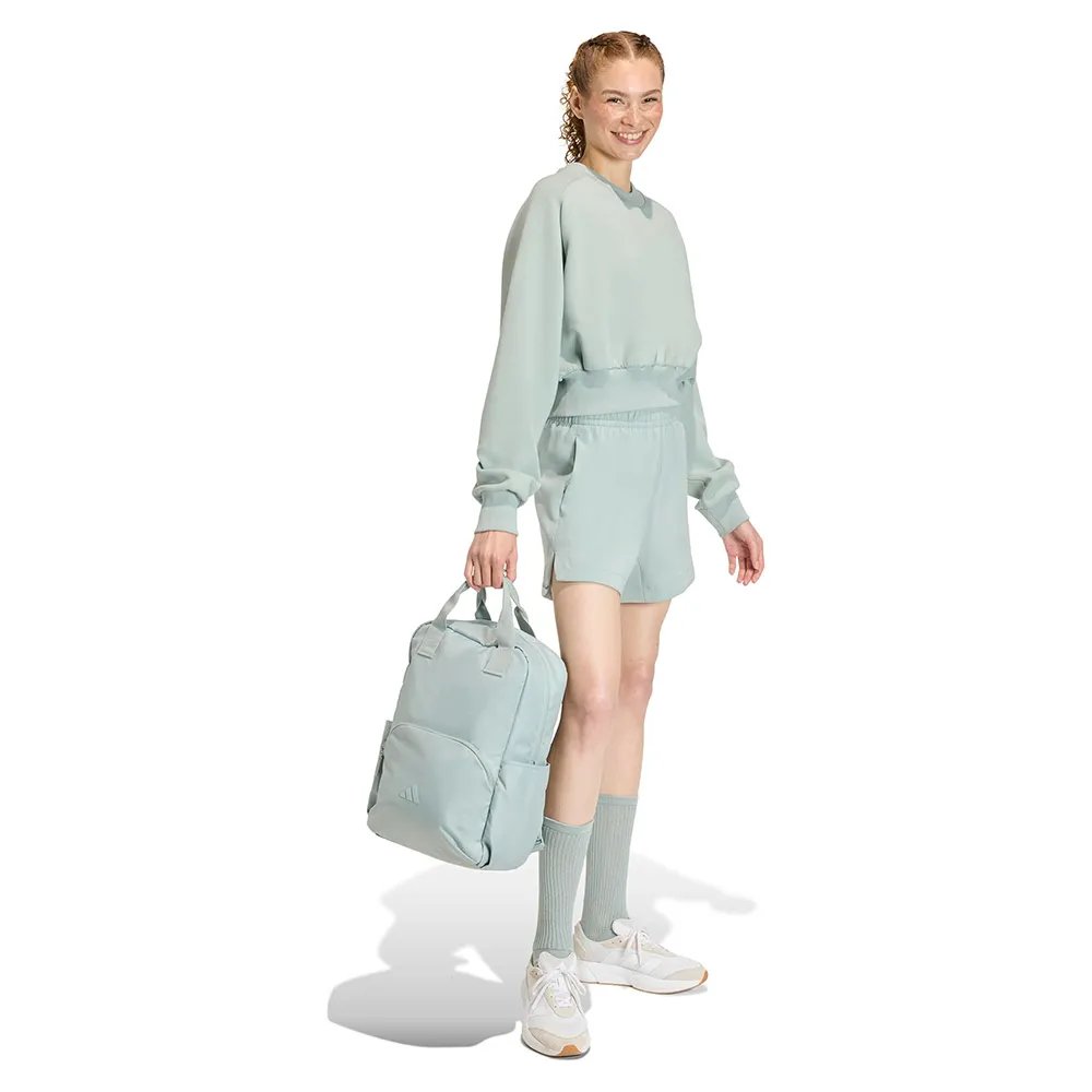 Свободная толстовка adidas Soft Lux, серый — фото 4