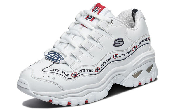 Кроссовки d lites leisure shoes gs white Skechers, белый — фото 2