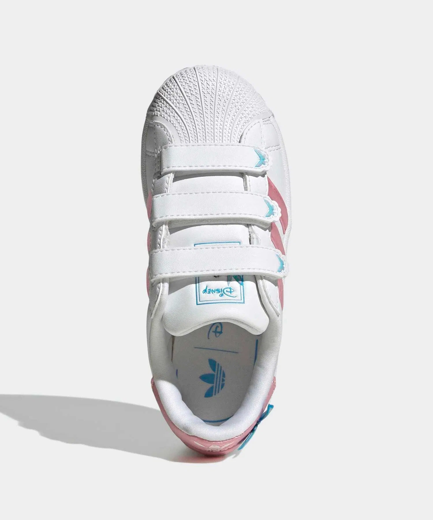 Детские кроссовки Adidas Disney Superstar II Comfort Closure белые — фото 2
