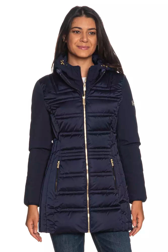 

Куртка Yes Zee Chic из технической ткани с капюшоном для женщин, синий