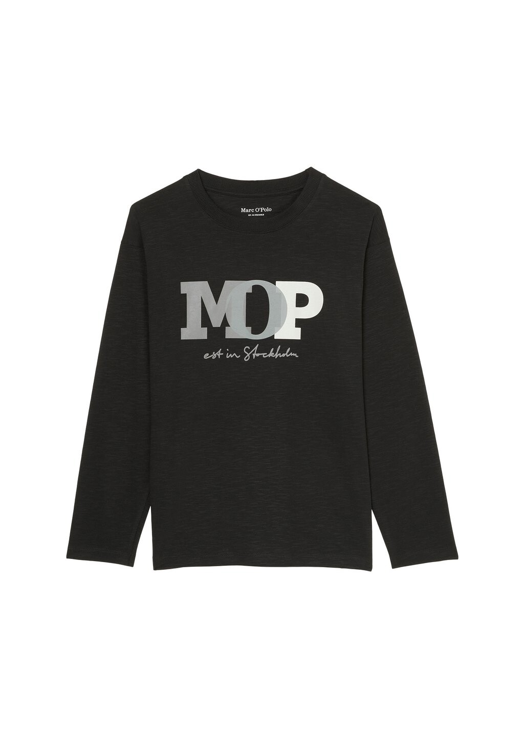

Топ с длинными рукавами Marc O'Polo, черный