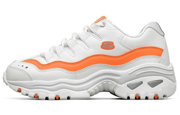 Кроссовки energy-over joy low-top running shoes white/orange Skechers, белый — фото 2