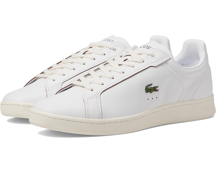 

Кроссовки Lacoste Carnaby Pro 223 3 SMA, цвет White/Green, Белый, Кроссовки Lacoste Carnaby Pro 223 3 SMA, цвет White/Green
