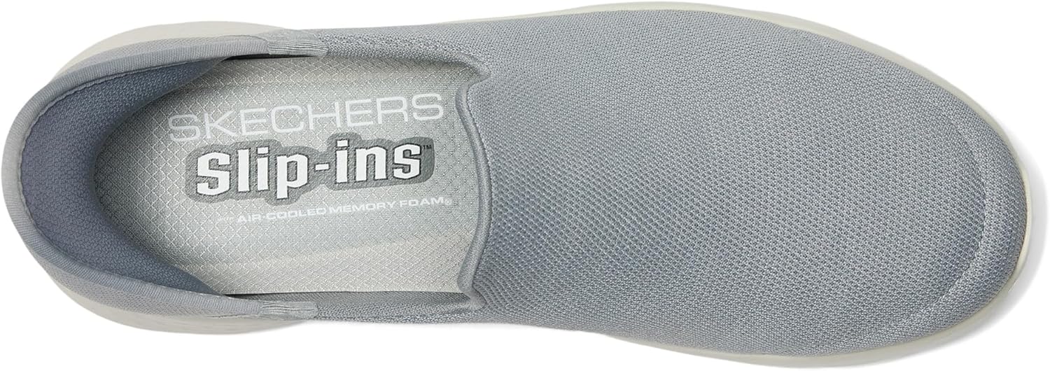 Мужские кроссовки Skechers Go Walk Flex без застежек, серый — фото 2