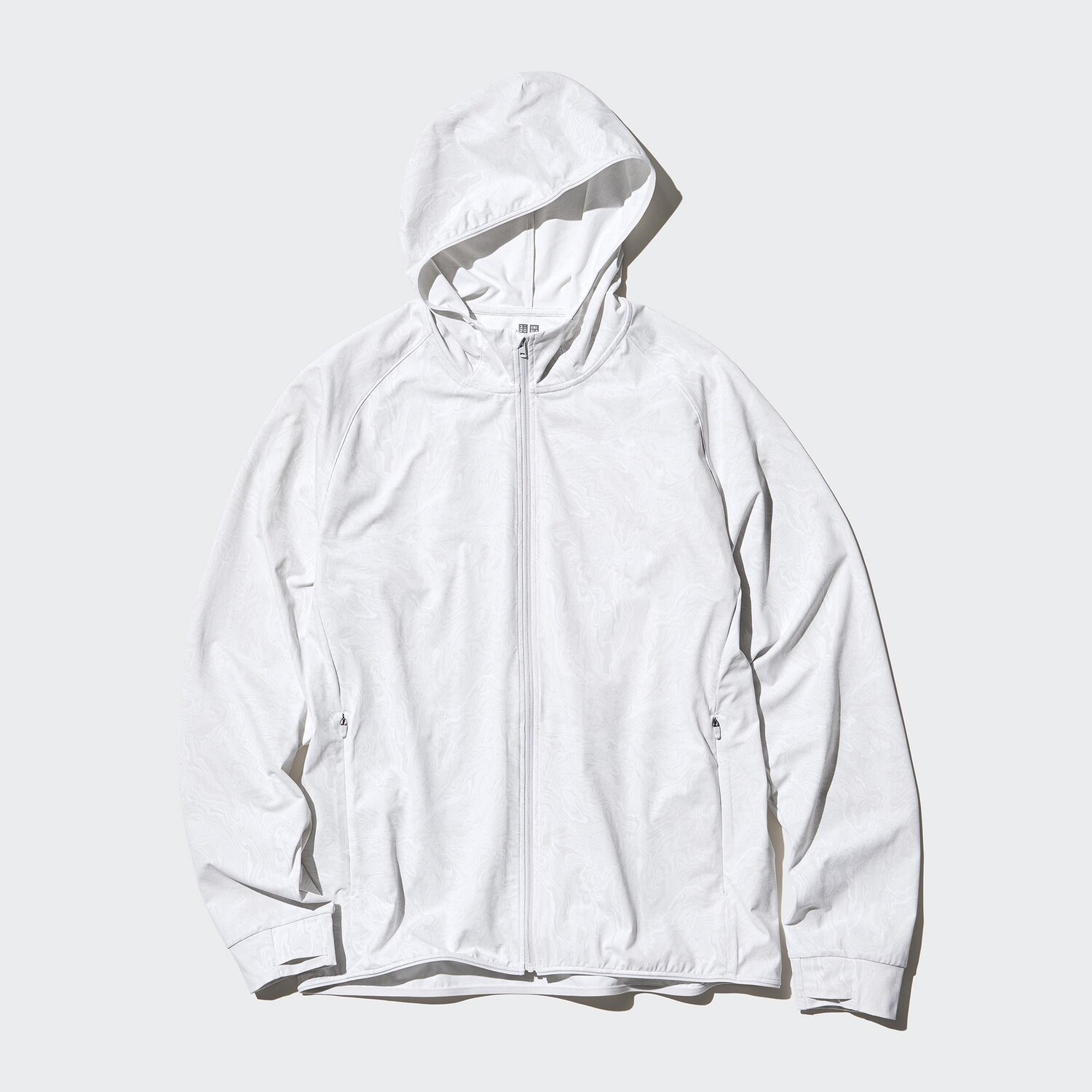 

Толстовка Uniqlo DRY-EX с капюшоном и молнией, 03 серый