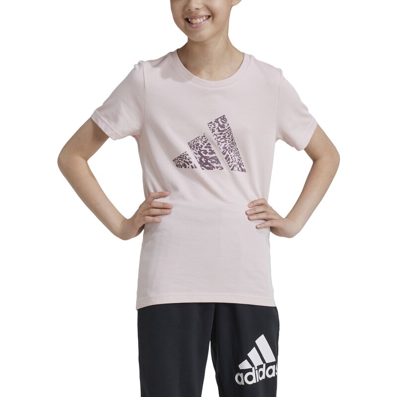Тренировочная графика на футболке Adidas, цвет sanpin — фото 2