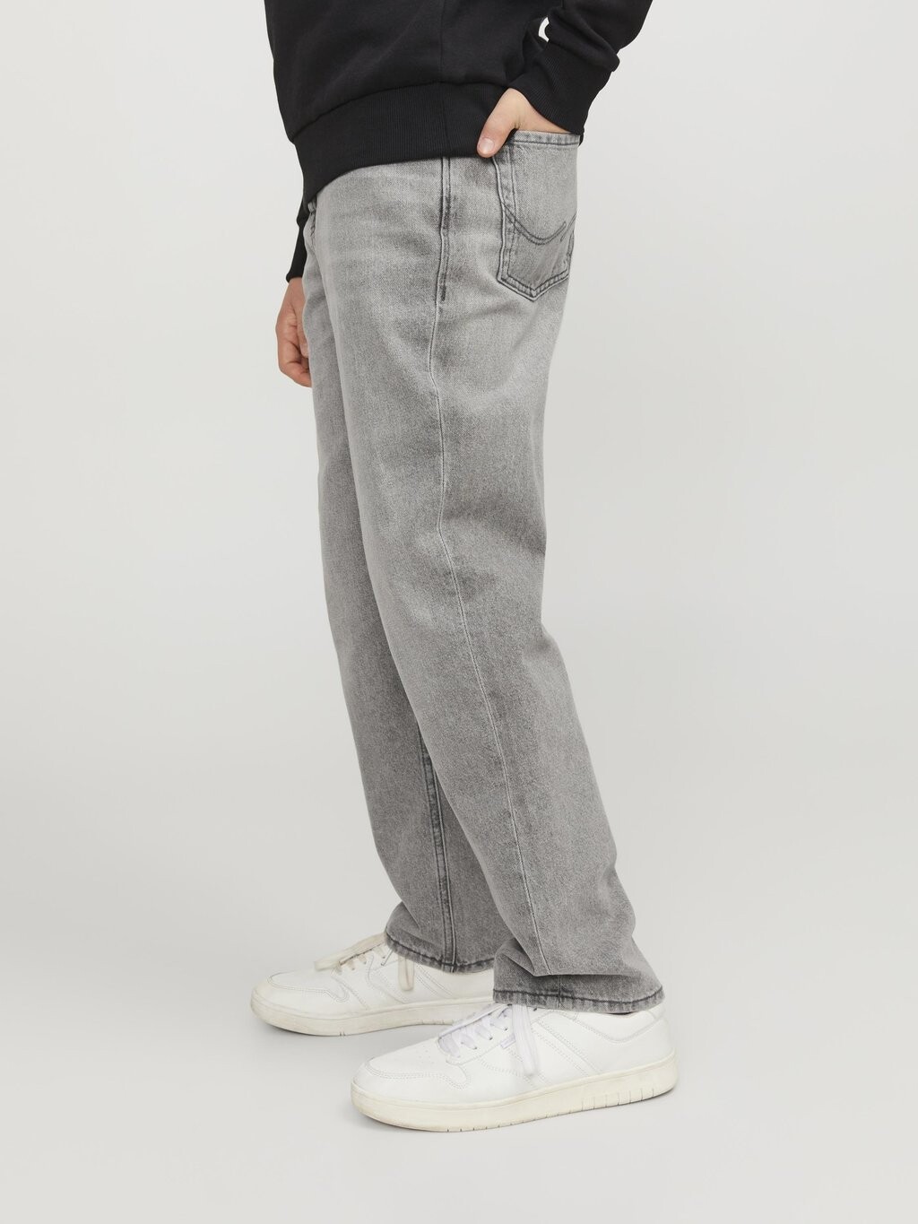 Джинсы свободного кроя JJICHRIS JJORIGINAL Jack & Jones Junior, цвет grey denim — фото 4