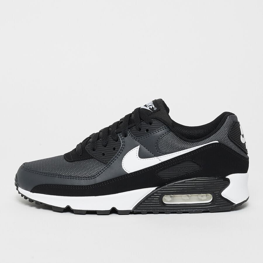 

Кроссовки Air Max 90 NIKE, цвет iron grey/white/dk smoke grey/black, Белый, Кроссовки Air Max 90 NIKE, цвет iron grey/white/dk smoke grey/black