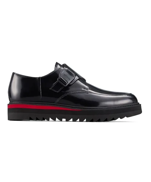 Унисекс туфли-монки с регулируемым ремнём MONK-S THE ONITSUKA чёрные — фото 2