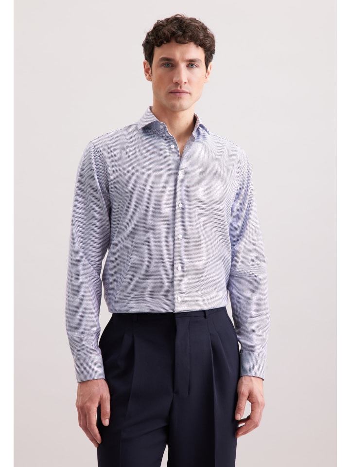 

Деловая рубашка, стандартного размера, красного цвета Seidensticker