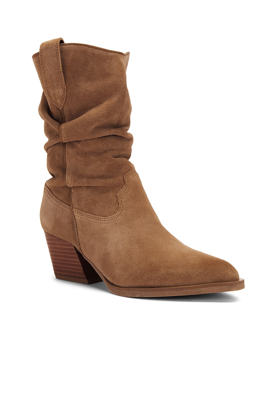 Сапоги женские Steve Madden на каблуке, коричневый — фото 2