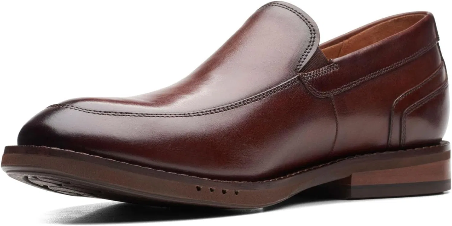 Туфли Clarks Un Hugh Step, 3-Brown Leather — фото 4