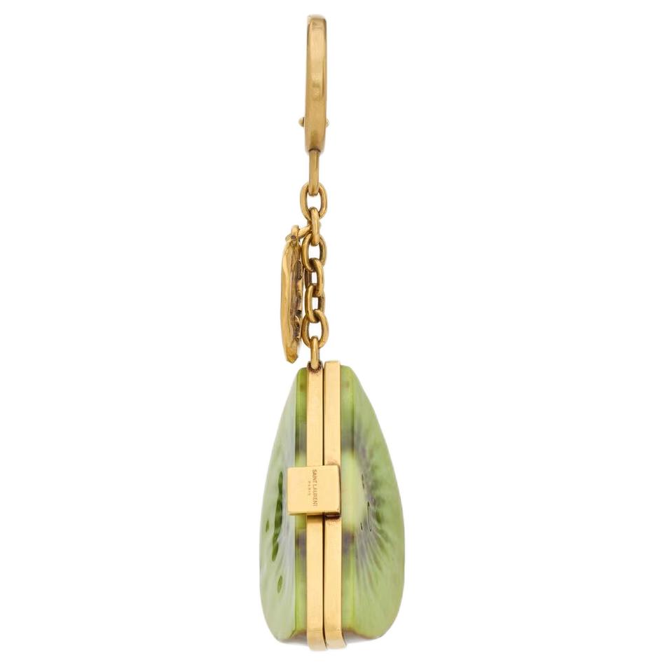 SAINT LAURENT Аксессуар для сумки CASSANDRE Resin женский Kiwi — фото 2