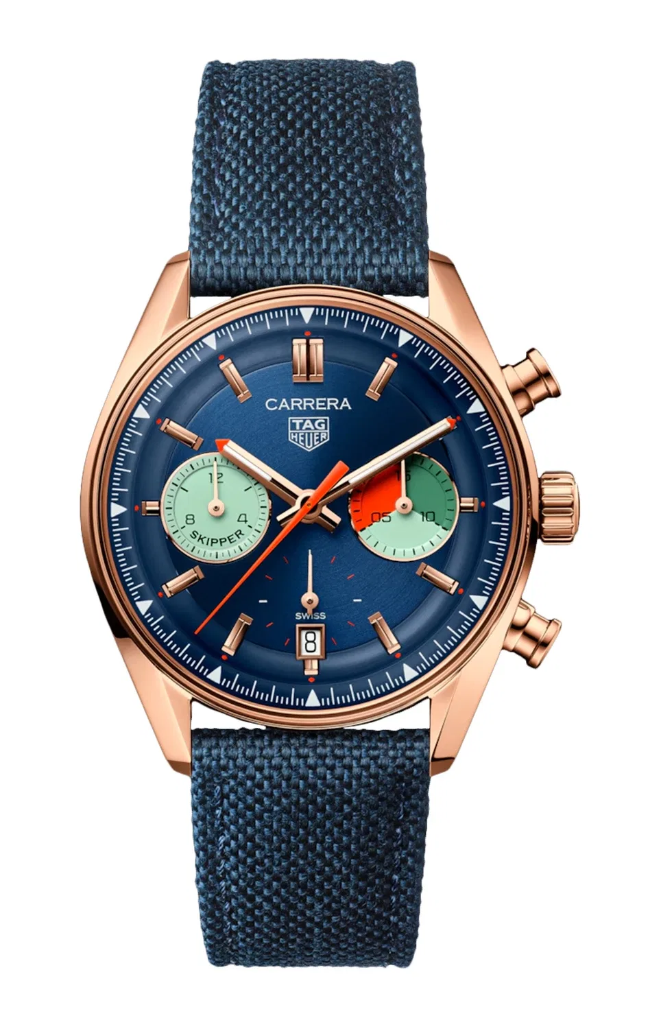 TAG HEUER КАРРЕРА ХРОНОГРАФ - CBS2241.FN8023, золотой