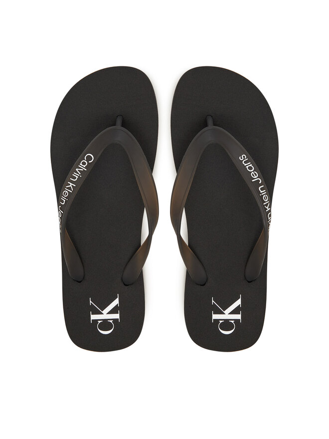 Шлепанцы Beach Sandal Transparent Tpu Yw0Yw01829 Calvin Klein Jeans, черный