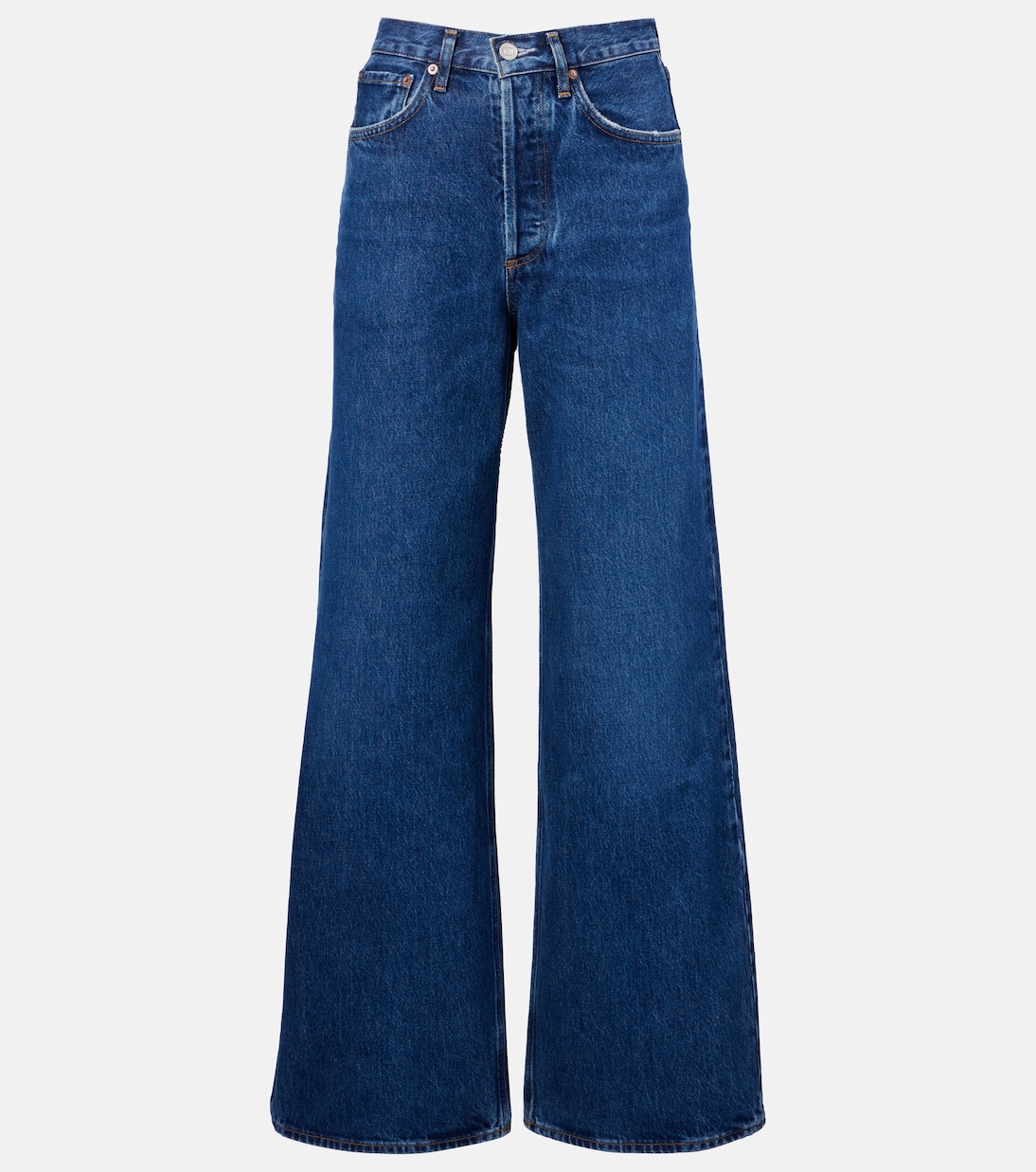 

Широкие джинсы Dame Jean No Cuff с высокой талией Agolde, Enamour