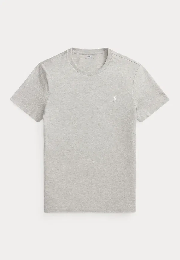 Футболка Polo Ralph Lauren Custom Slim Fit Jersey Crewneck, цвет весенний хизер — фото 4
