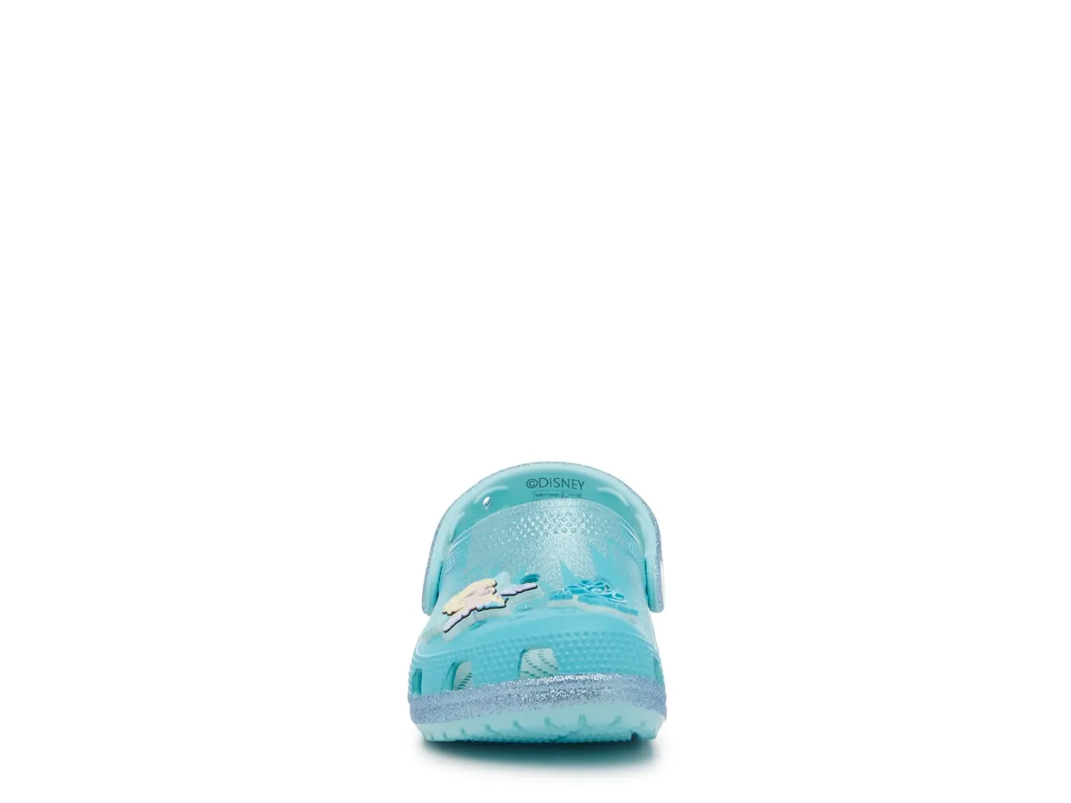 Сабо Crocs Frozen Elsa Classic - детские, светло-голубые — фото 2