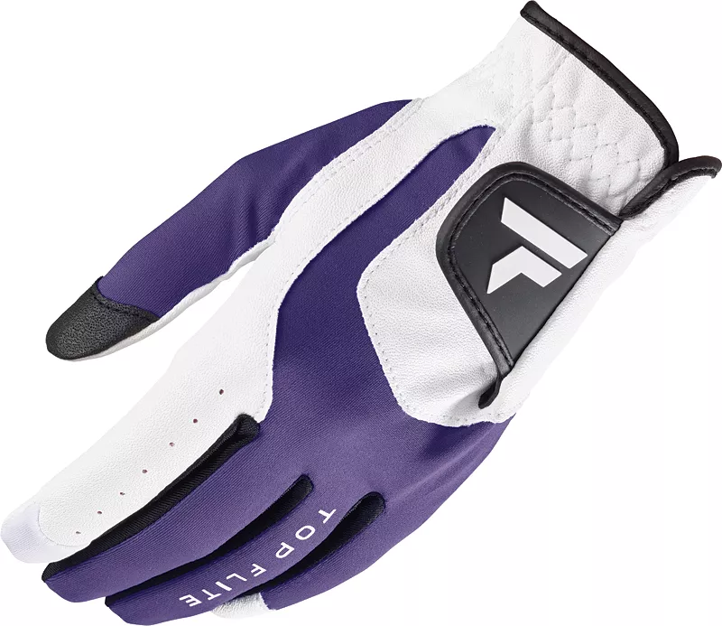 

Перчатки для гольфа Top Flite Junior, белый/фиолетовый