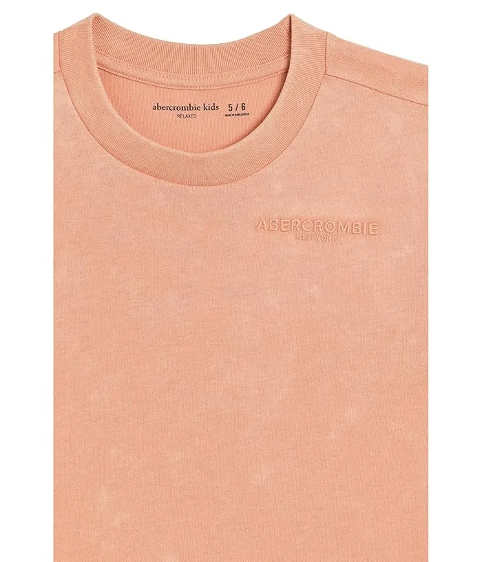 Футболка Sunfaded Knit Top abercrombie kids, Canyon Sunset — фото 3