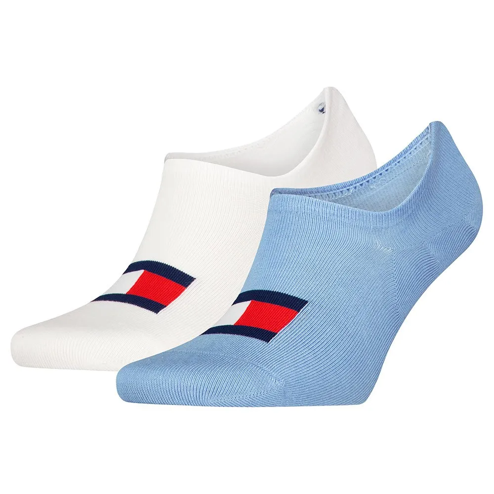 

Носки Tommy Hilfiger Flag no show 2 pairs, разноцветный