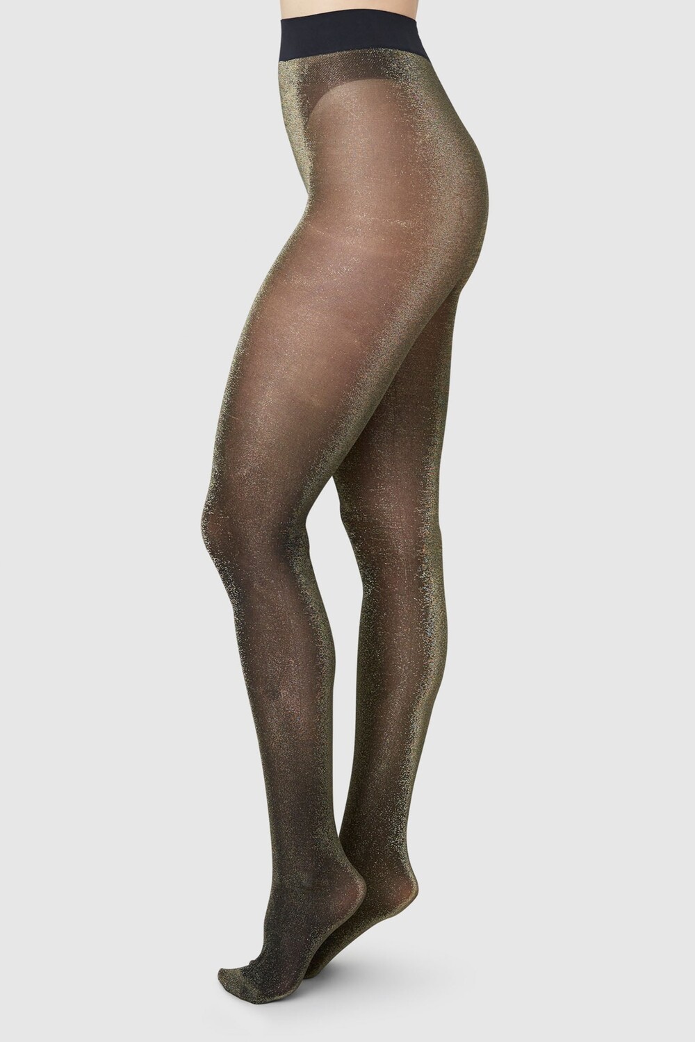 

Блестящие колготки Tora 20 ден. Swedish Stockings, черный
