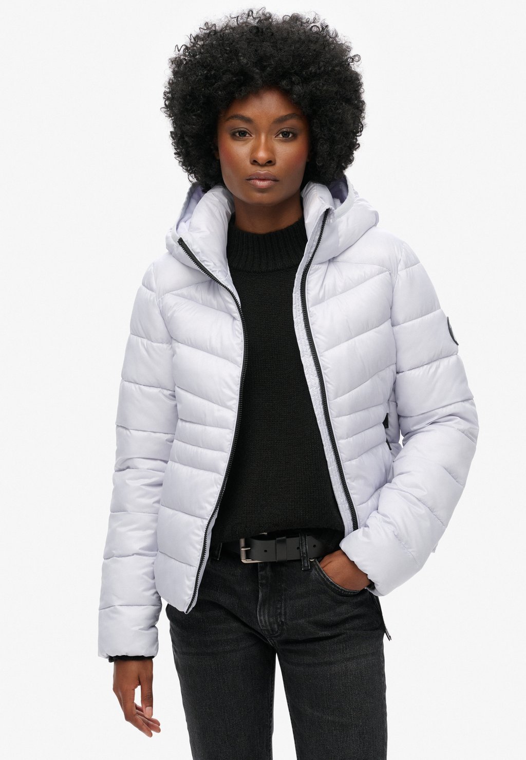 

Зимняя куртка HOODED FUJI QUILTED PADDED Superdry, фиолетовый