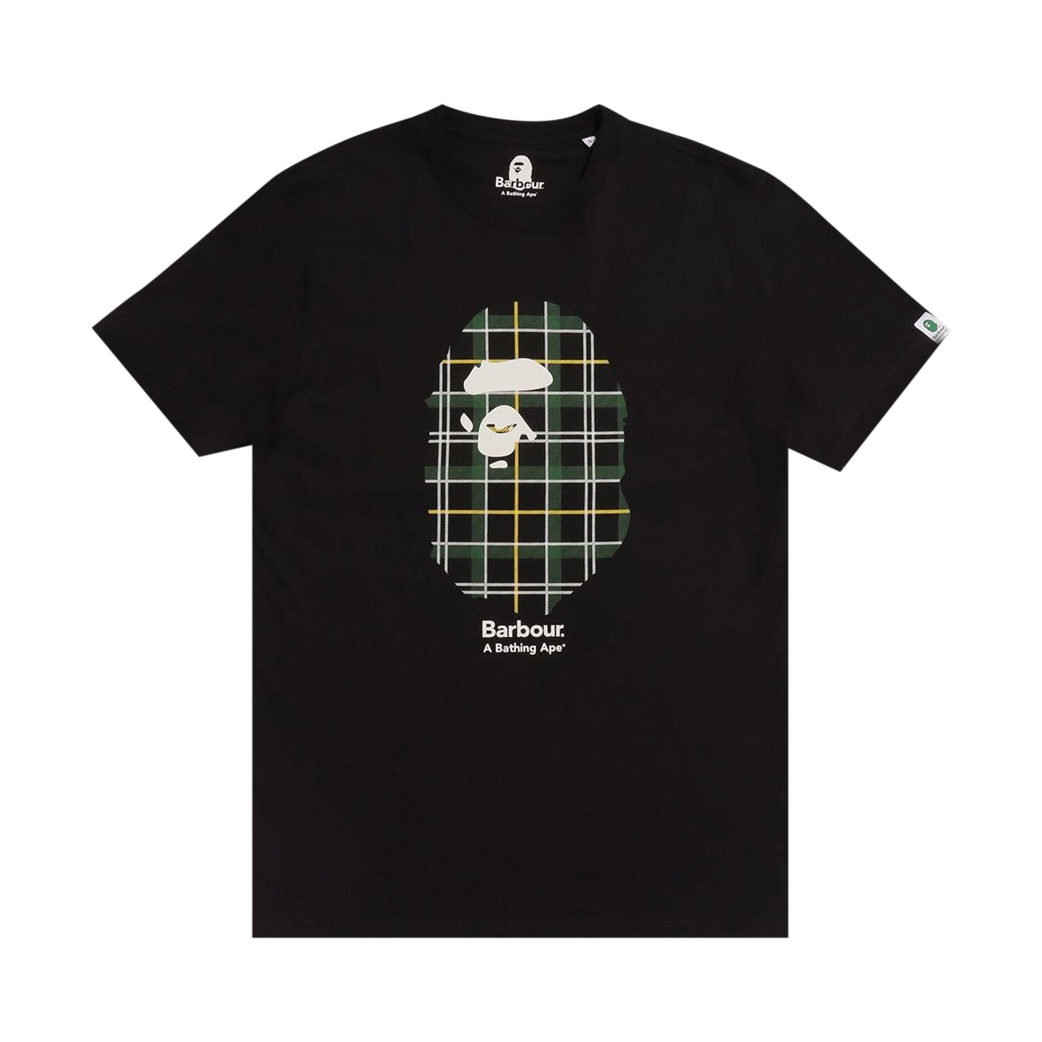 

Футболка BAPE x Barbour, черная, Черный, Футболка BAPE x Barbour, черная