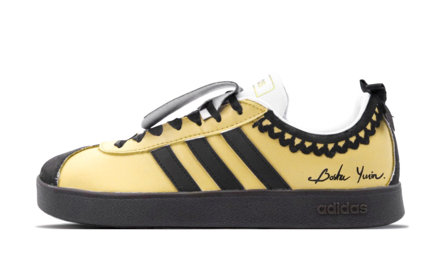 

Кроссовки adidas neo Vl Court Skateboarding Shoes Unisex Low-top Yellow/black, желтый