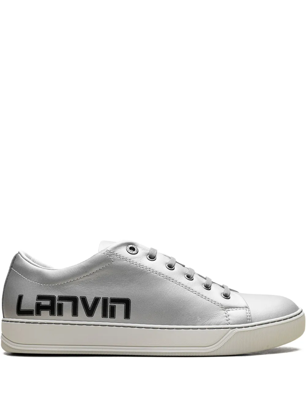 

Кроссовки Metallic Grey с логотипом Lanvin, серый